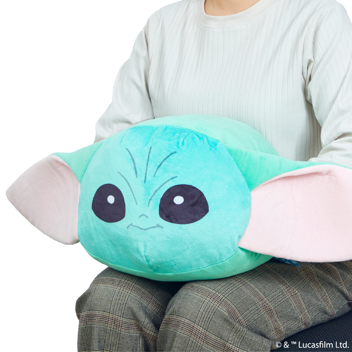 STAR WARS グローグー ハンドインクッション(フェイス型)