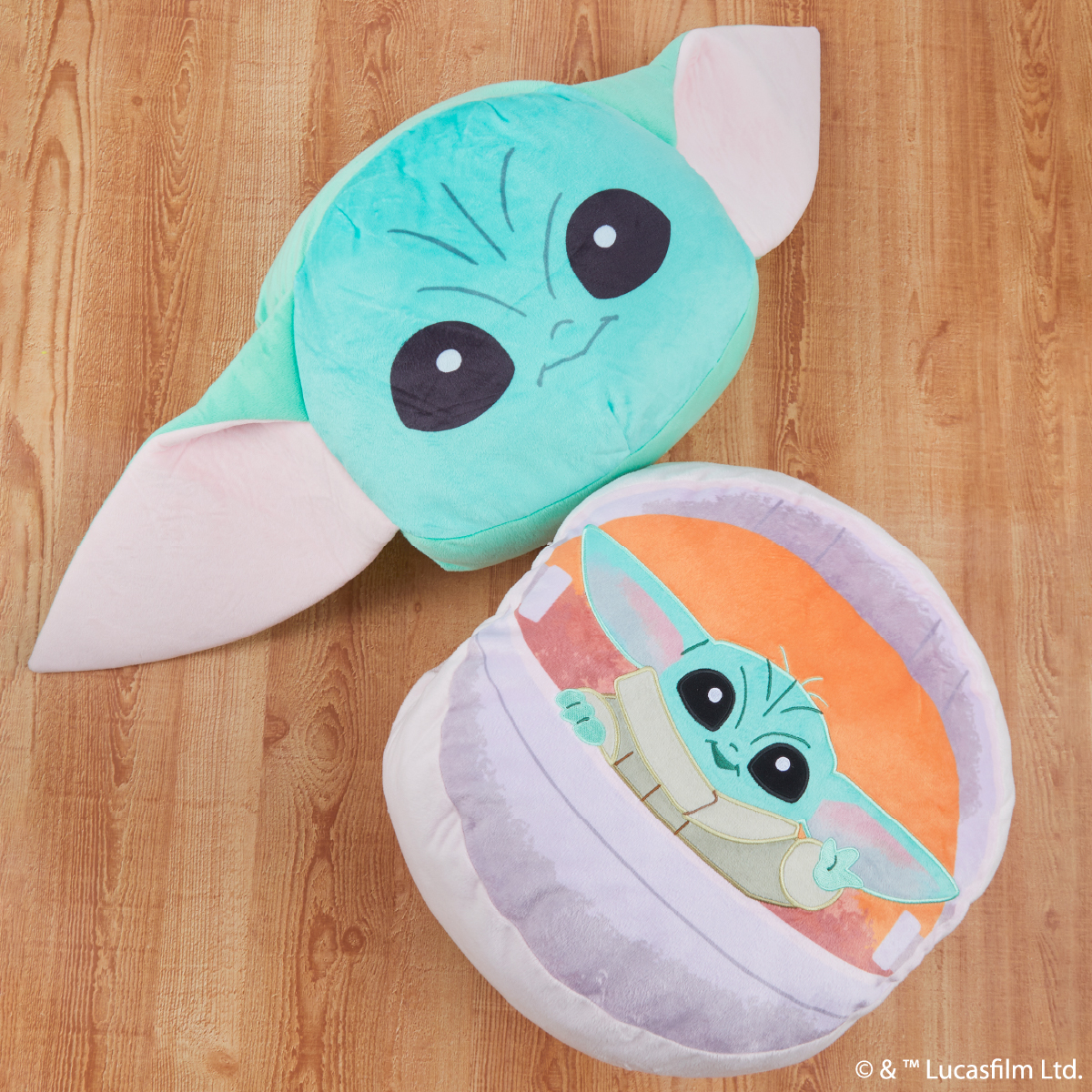 STAR WARS グローグー ハンドインクッション(フェイス型)