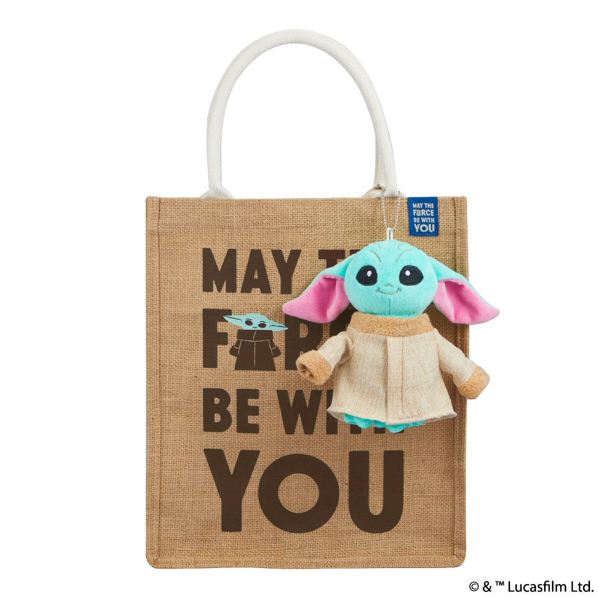 STAR WARS グローグー ジュートバッグ マスコット付(A4)