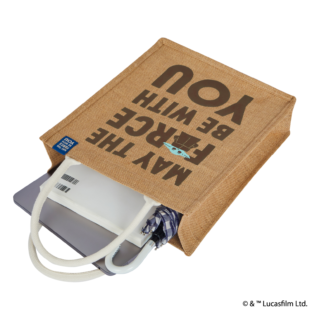 STAR WARS グローグー ジュートバッグ マスコット付(A4)