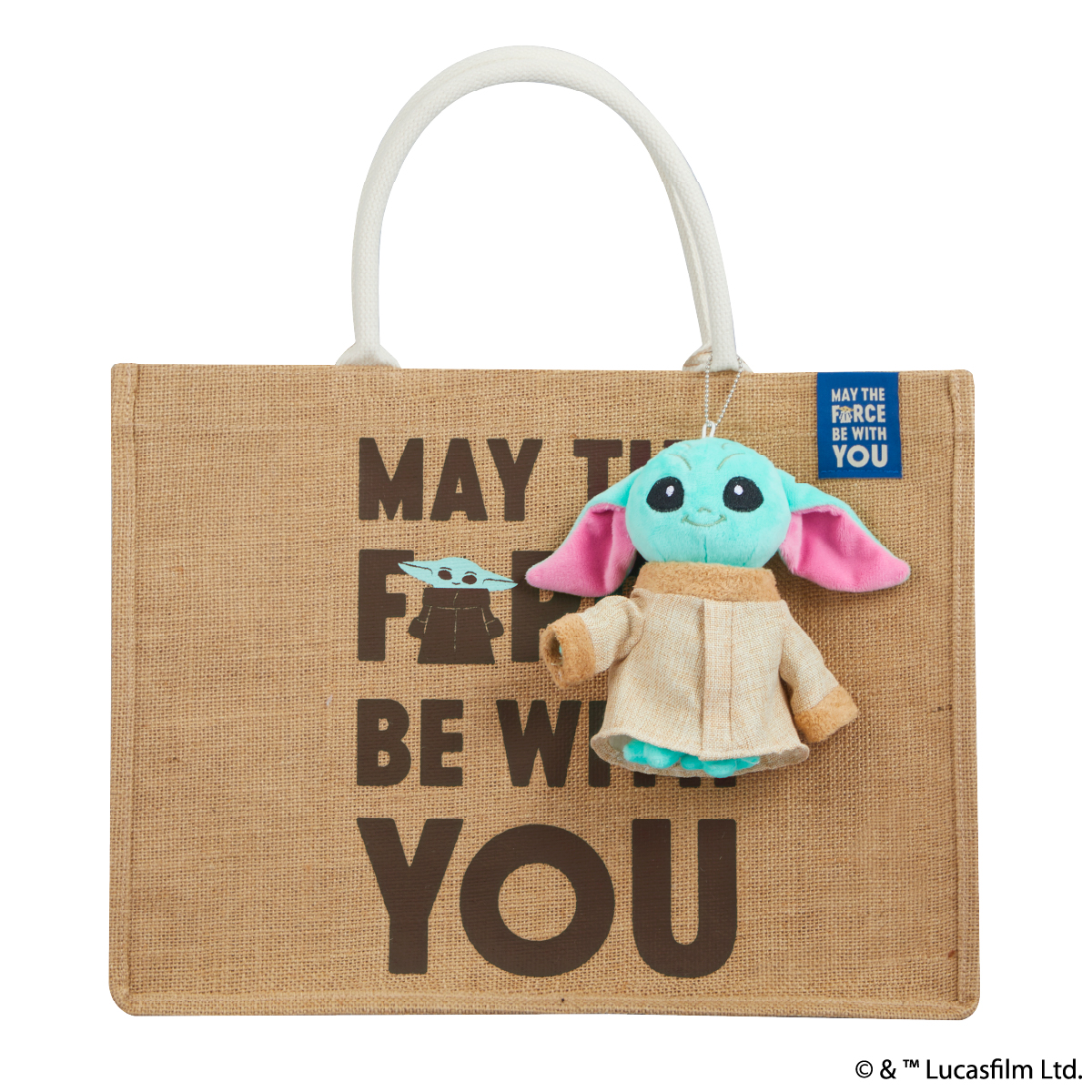 STAR WARS グローグー ジュートバッグ マスコット付(M)