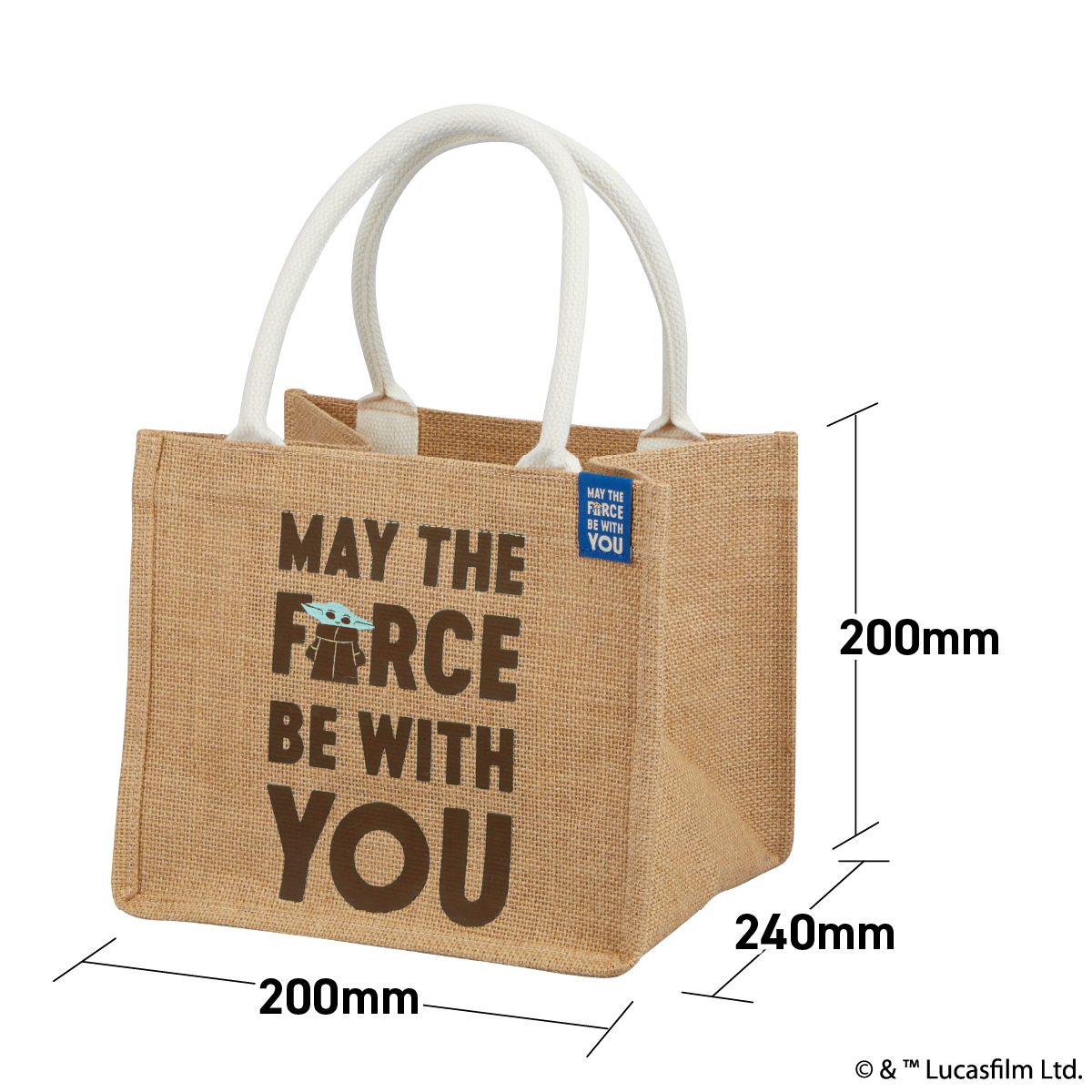 STAR WARS グローグー ジュートバッグ マスコット付(MINI)