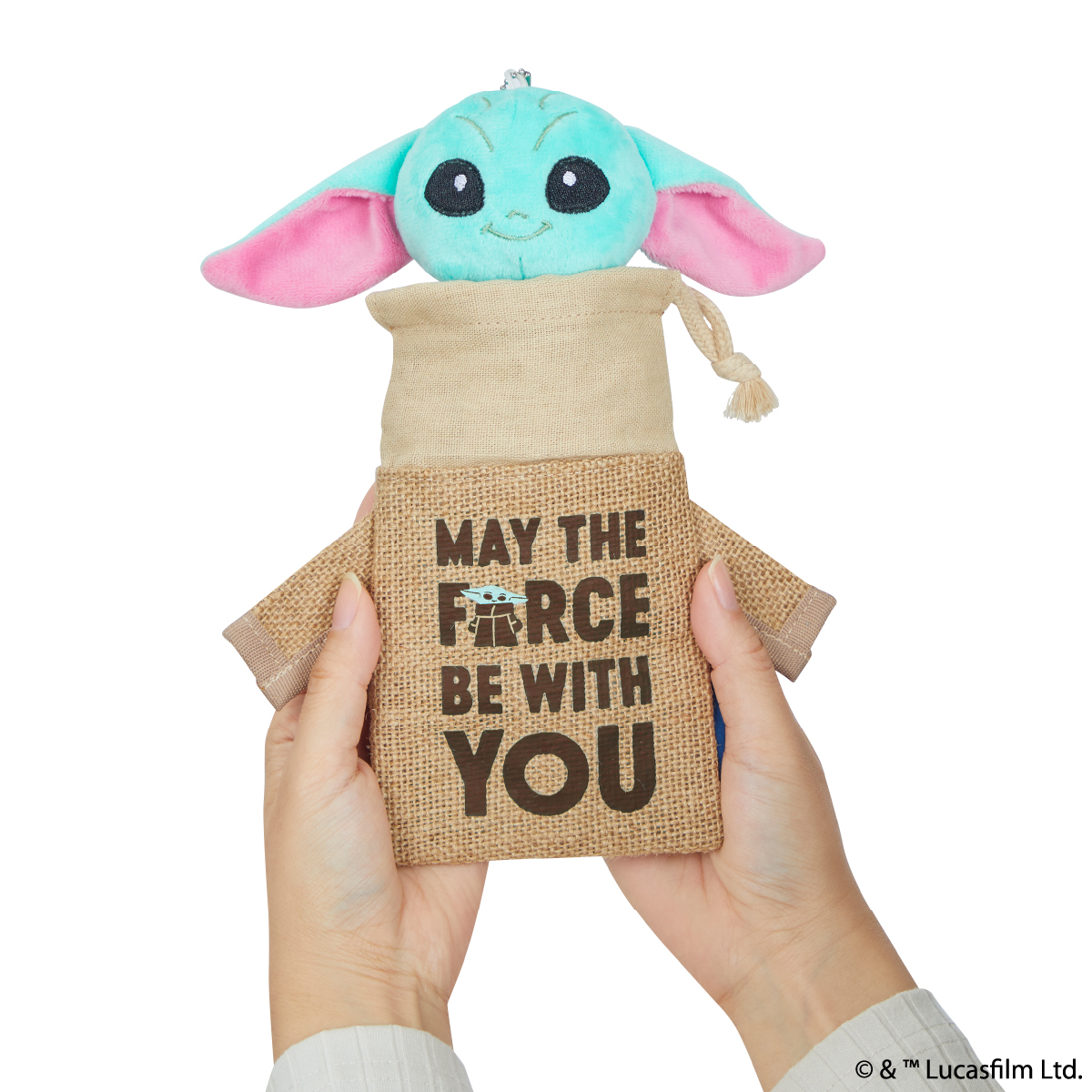 STAR WARS グローグー ジュートバッグ マスコット付(巾着)