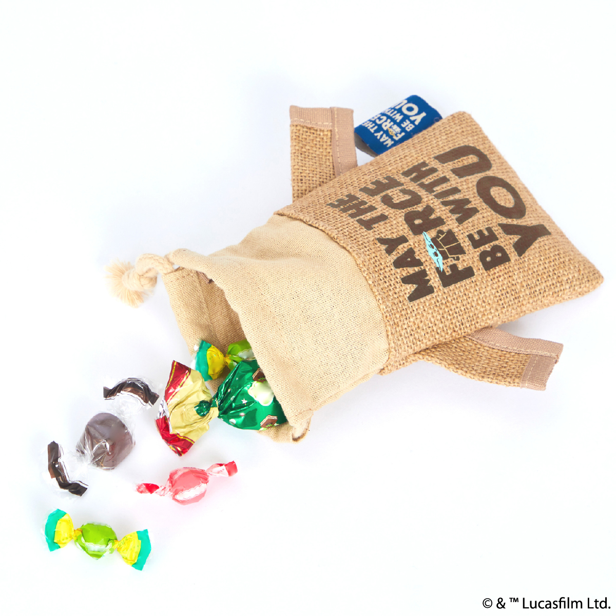 STAR WARS グローグー ジュートバッグ マスコット付(巾着)