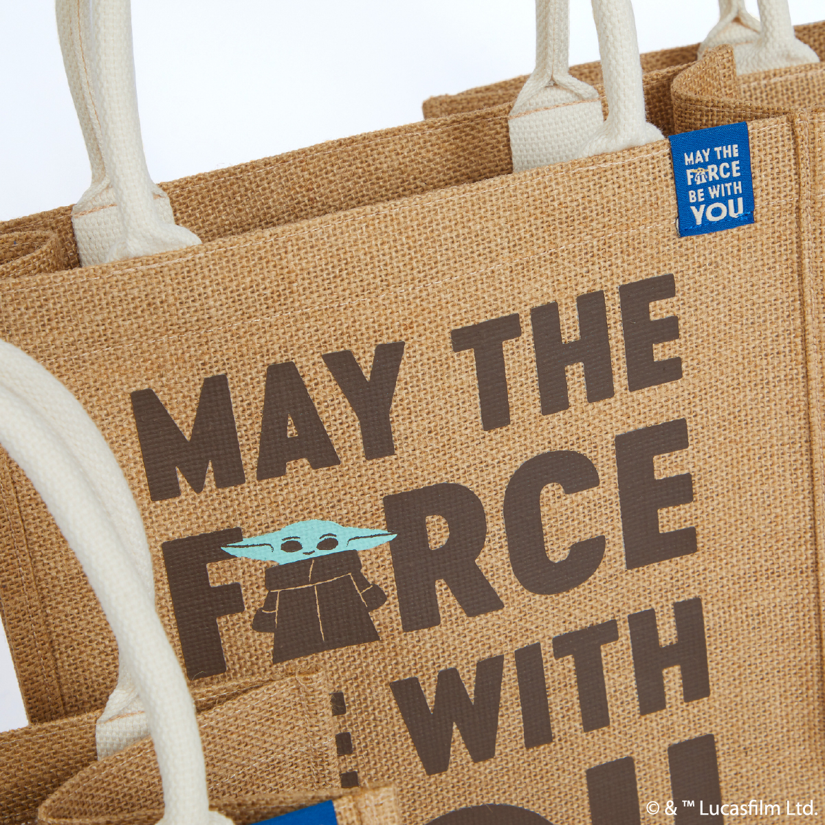 STAR WARS グローグー ジュートバッグ マスコット付(巾着)