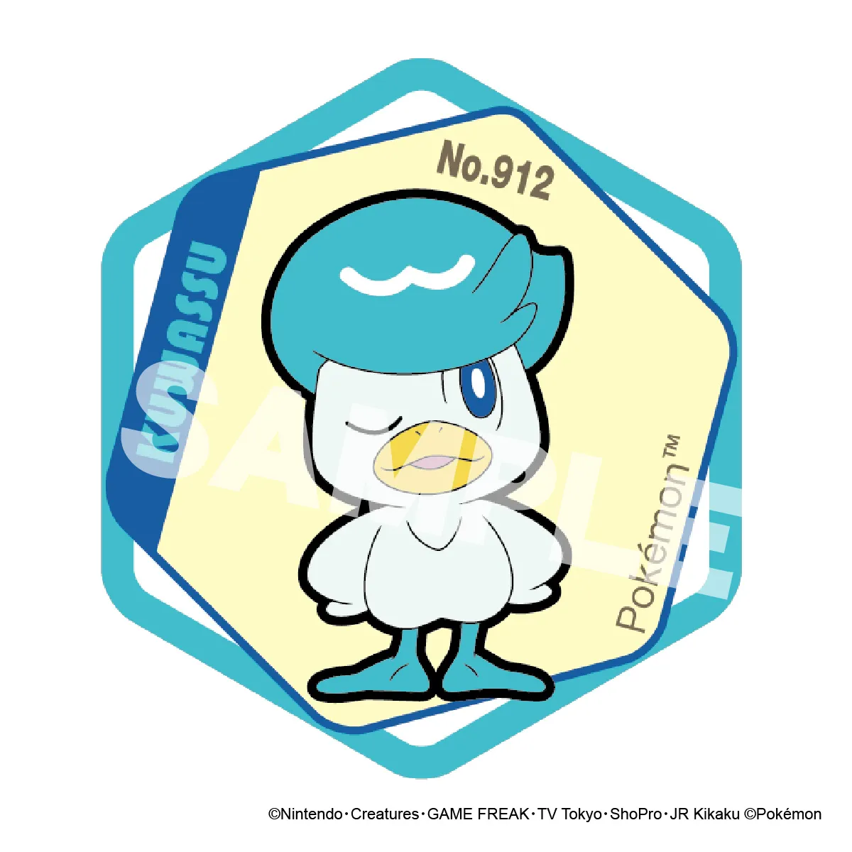 ポケットモンスター ハニカムアクリルマグネット vol.8 クワッス