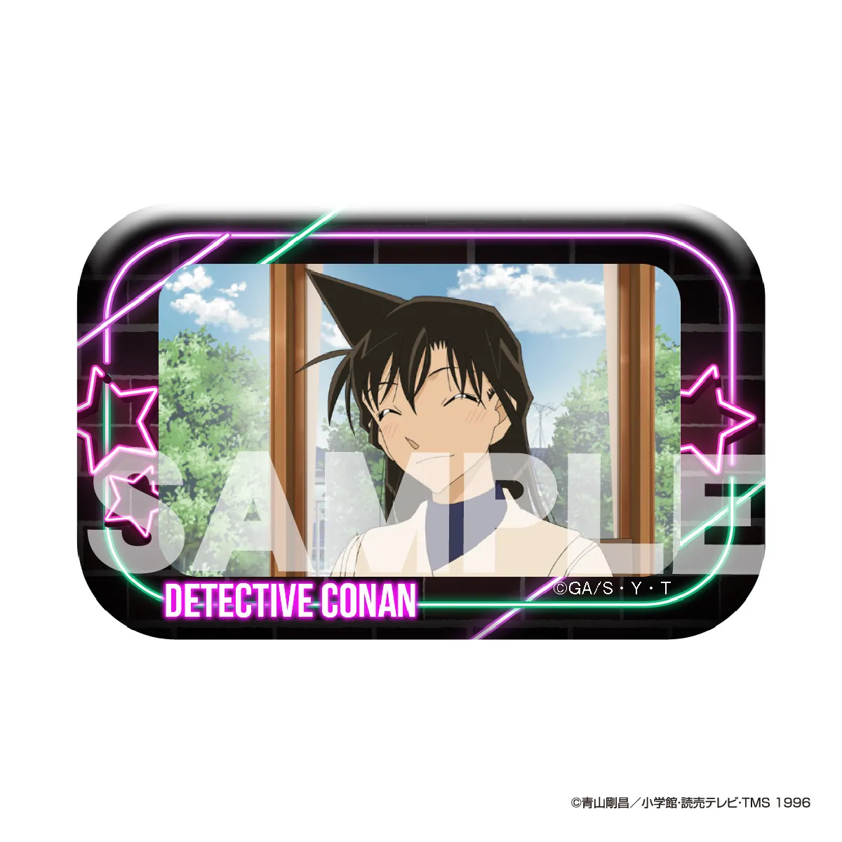 名探偵コナン メモリアルカット缶バッジ 毛利蘭