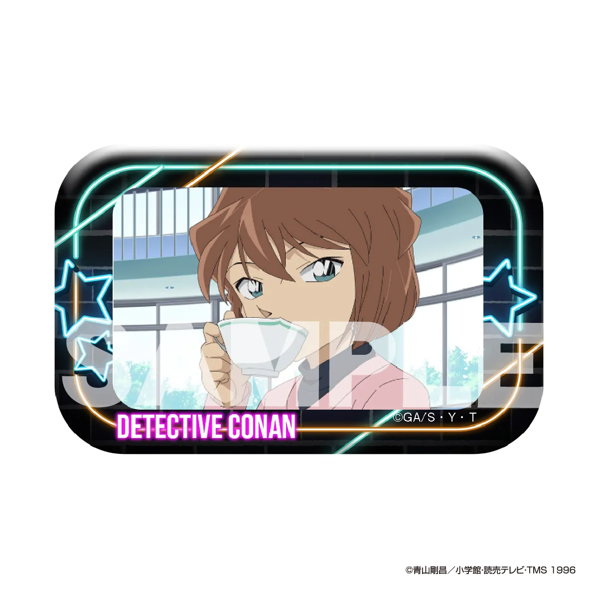 名探偵コナン メモリアルカット缶バッジ 灰原哀