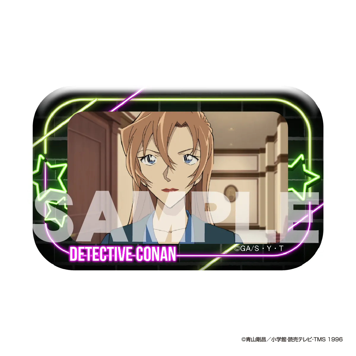 名探偵コナン メモリアルカット缶バッジ 萩原千速