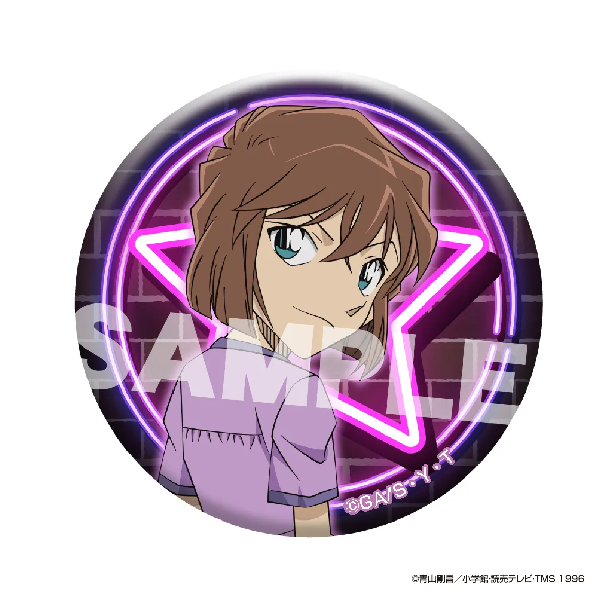 名探偵コナン グリッター缶バッジ vol.4 灰原哀