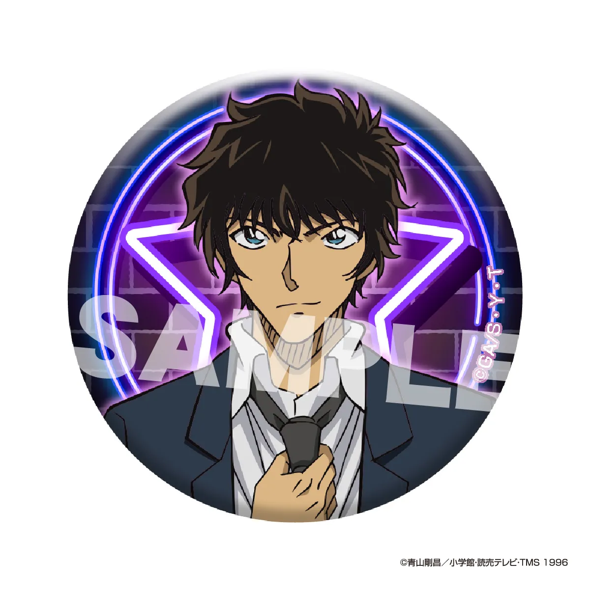 名探偵コナン グリッター缶バッジ vol.4 松田陣平