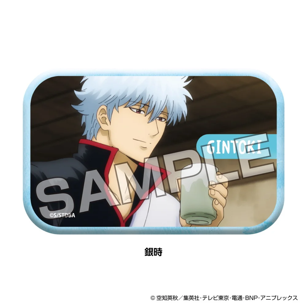 TVアニメ『銀魂』 メモリアルカット缶バッジ 銀時