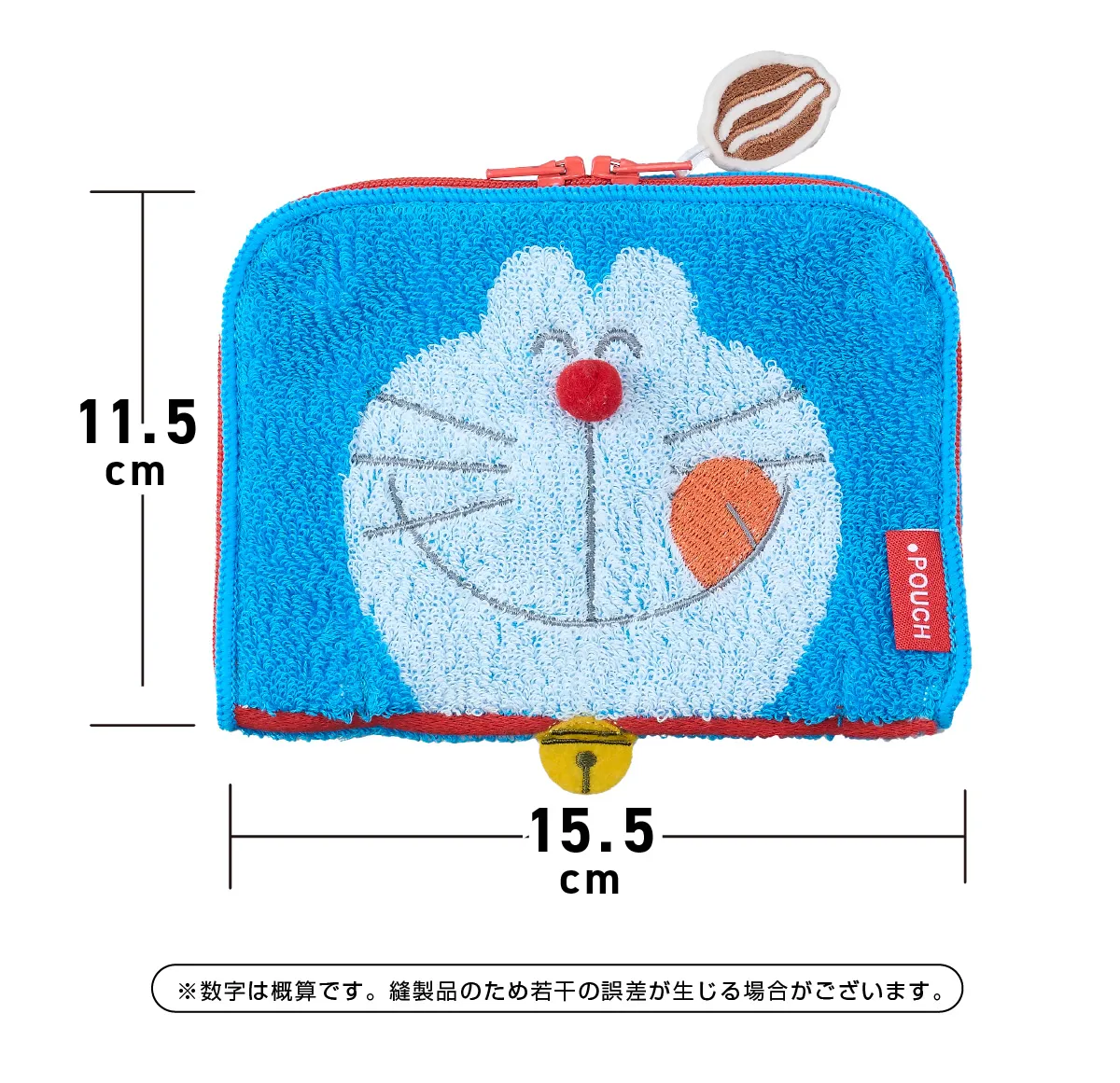 どっとポーチ ドラえもん ショート（フェイス どら焼き）