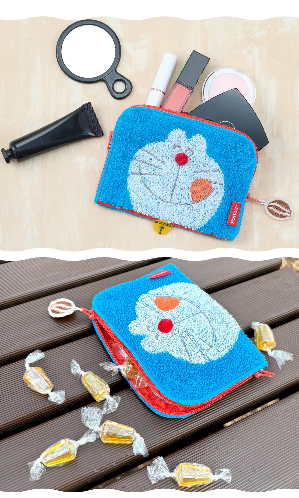 どっとポーチ ドラえもん ショート（フェイス どら焼き）