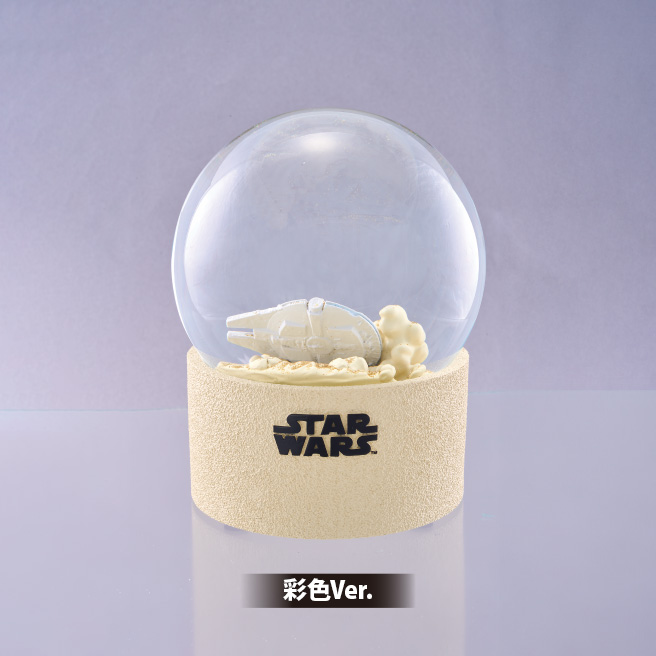 STAR WARS/ギミック付スノードーム 「ミレニアム・ファルコン」(クリアVer.)