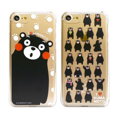 カスタムカバー iPhoneSE第2世代/8/7　くまモンVer.