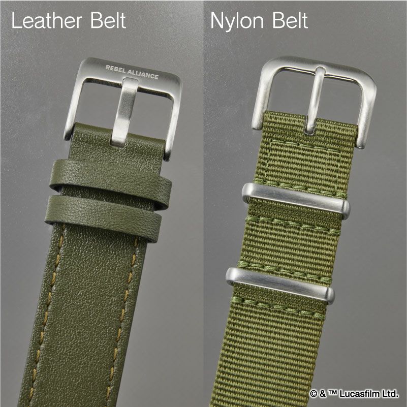  STAR WARS／ウォッチ（反乱軍）革ベルトとナイロンベルト