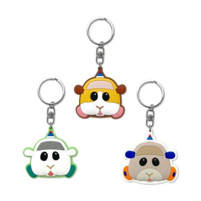 PUI PUI モルカー 立体ラバーキーホルダー