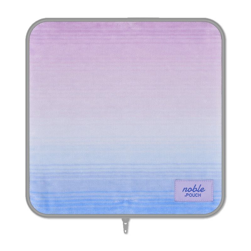 どっとポーチ noble ミックス　グラデーションブルー