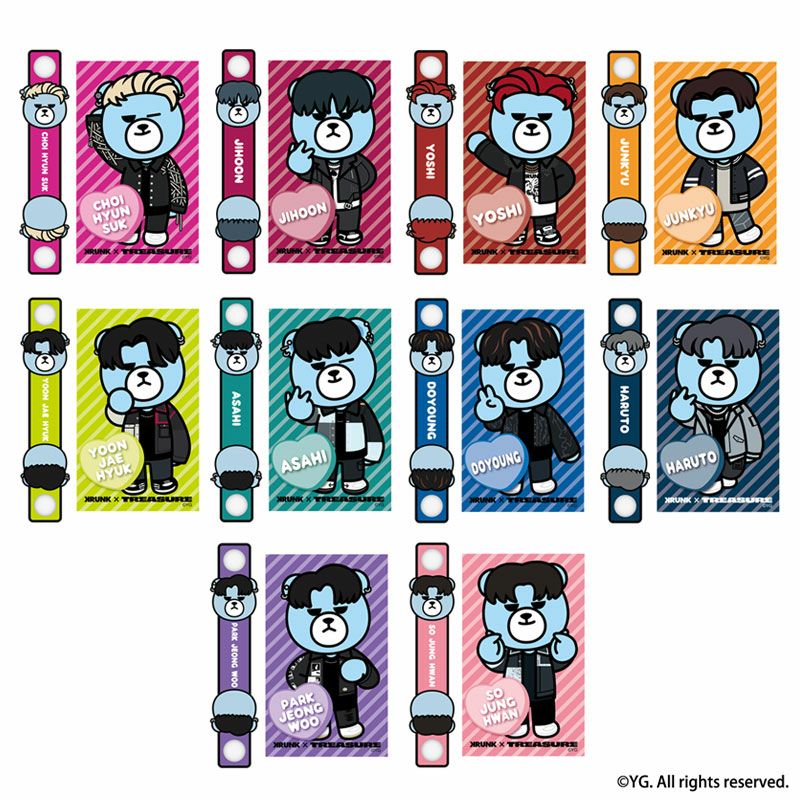 アイアップ公式通販】KRUNK×TREASURE ケーブルタイ＆ステッカーBOX【全 