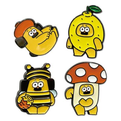 おひげのポン ピンバッジ