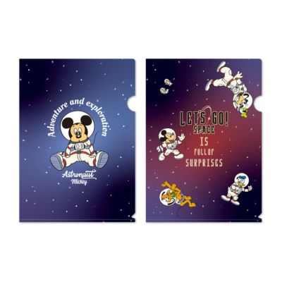 ディズニー  メタリッククリアファイル