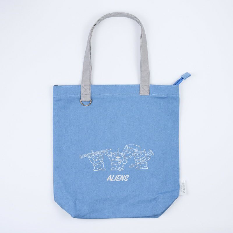 ディズニー トイストーリー エイリアン トート トートバッグ エクル フルネスライフ 水色 青 ネイビー