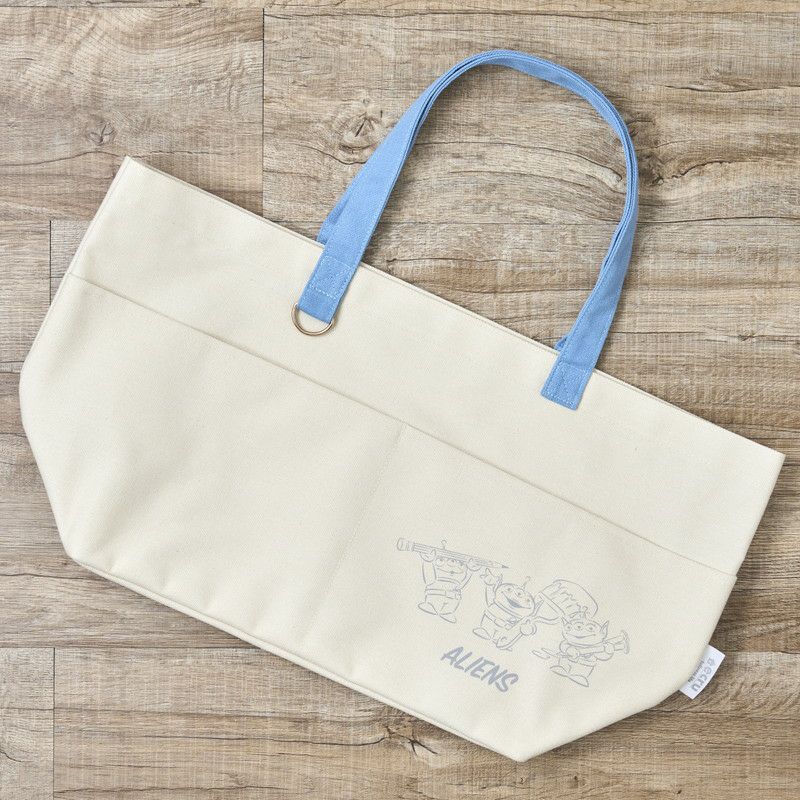ディズニー トイストーリー エイリアン トート トートバッグ エクル フルネスライフ 水色 青 ネイビー