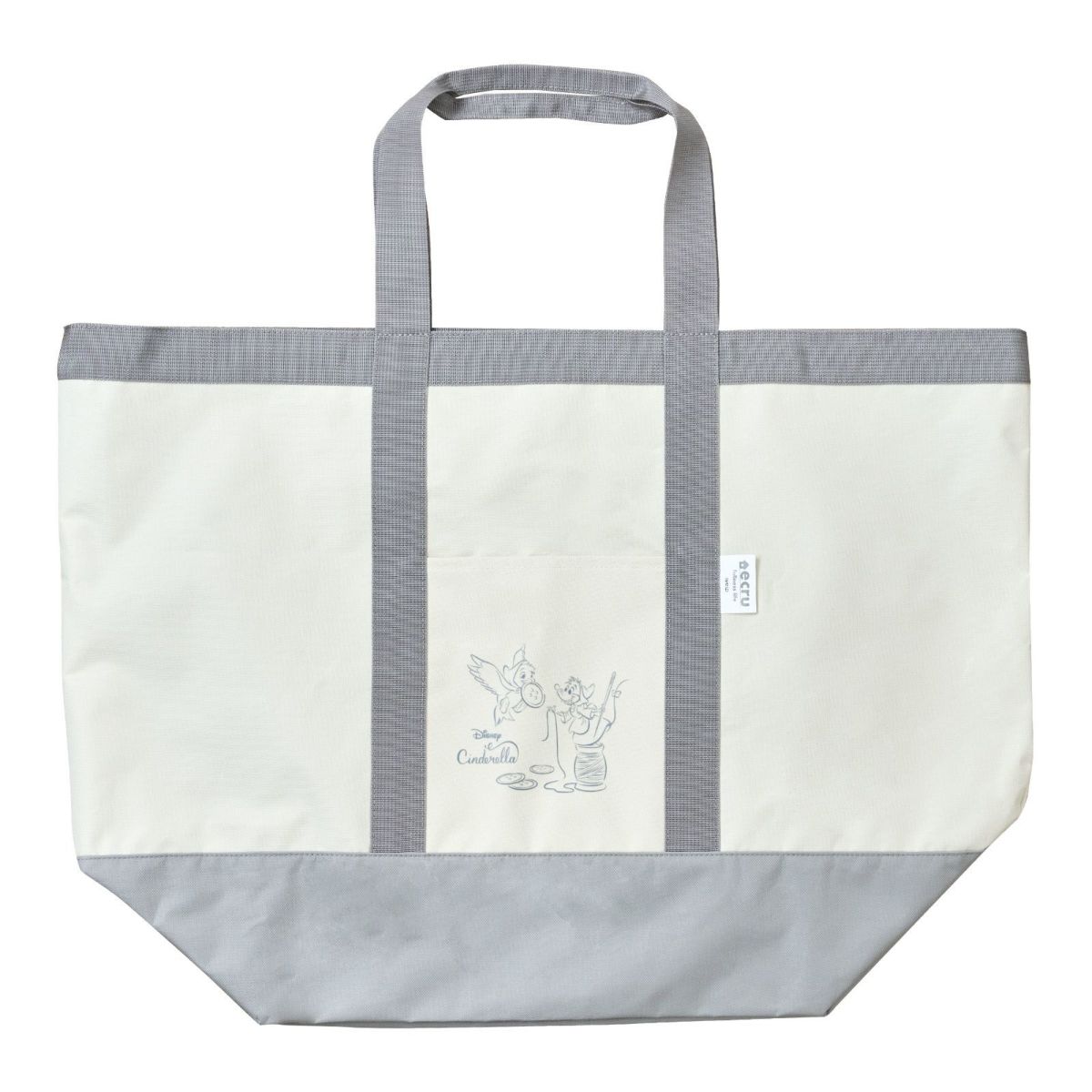 ディズニー シンデレラ トートバッグ バッグ トート エクル フルネスライフ BIG 大きい グレー