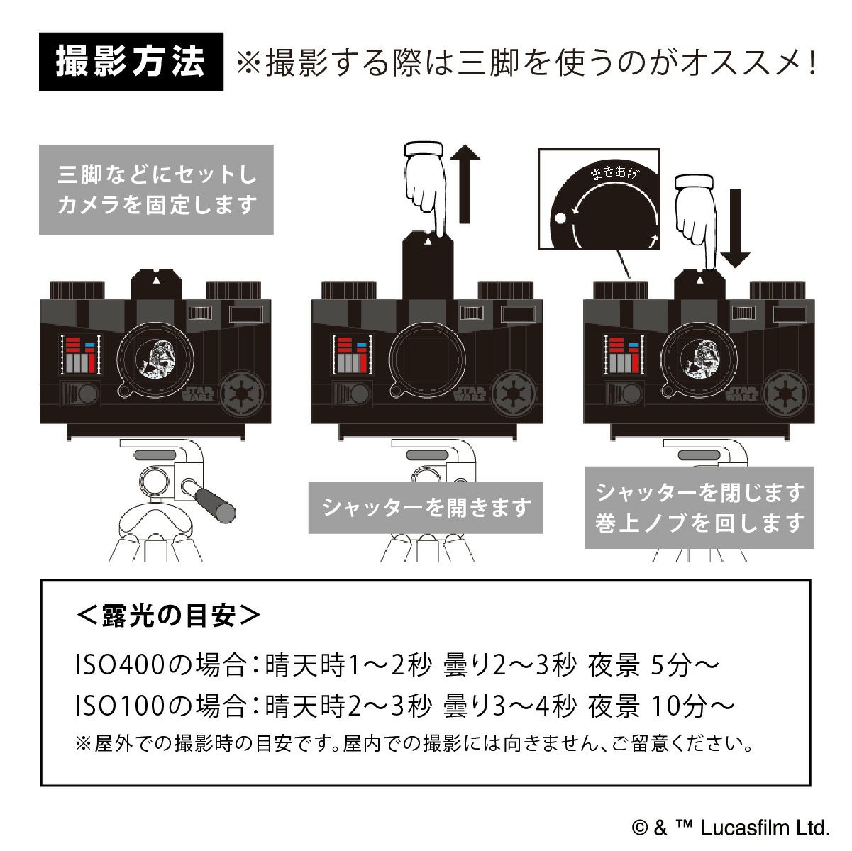 STAR WARS ピンホールトイカメラ