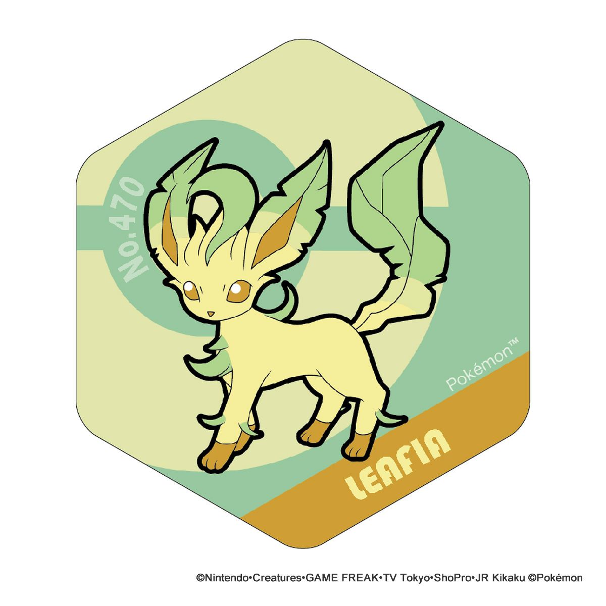 ポケットモンスター ハニカムアクリルマグネット BIG vol.3 リーフィア