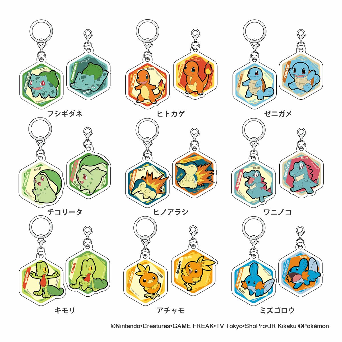 ポケットモンスター アクリルマーカーチャーム セット vol.2 バリエーション