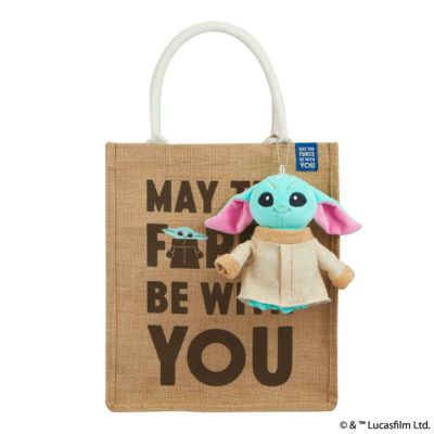 STAR WARS グローグー ジュートバッグ マスコット付（A4）