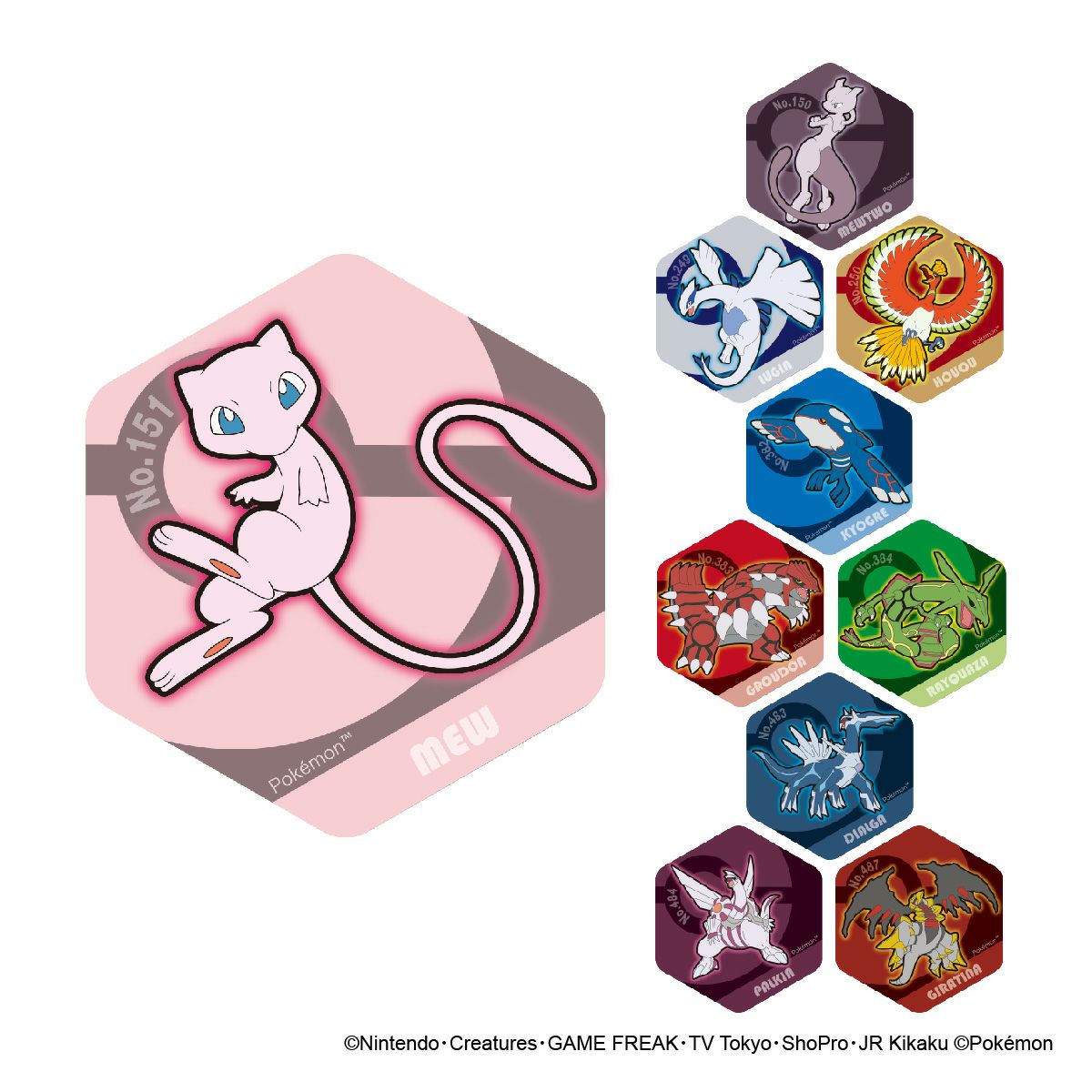 ポケットモンスター ハニカムアクリルマグネット BIG vol.4