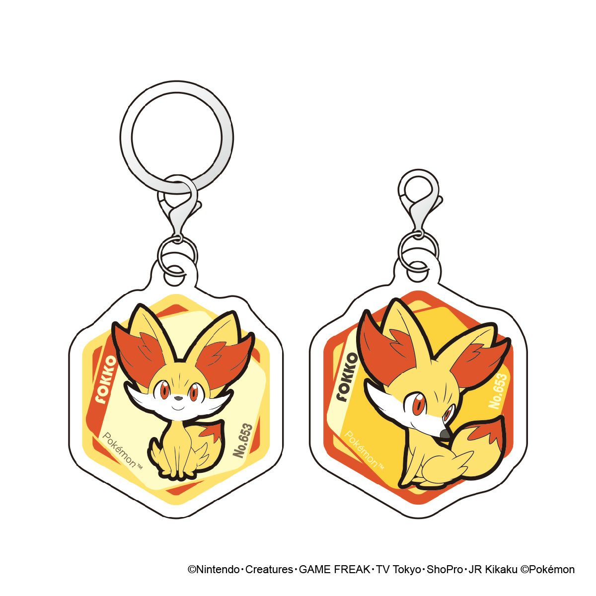 ポケットモンスター アクリルマーカーチャーム セット vol.3　フォッコ