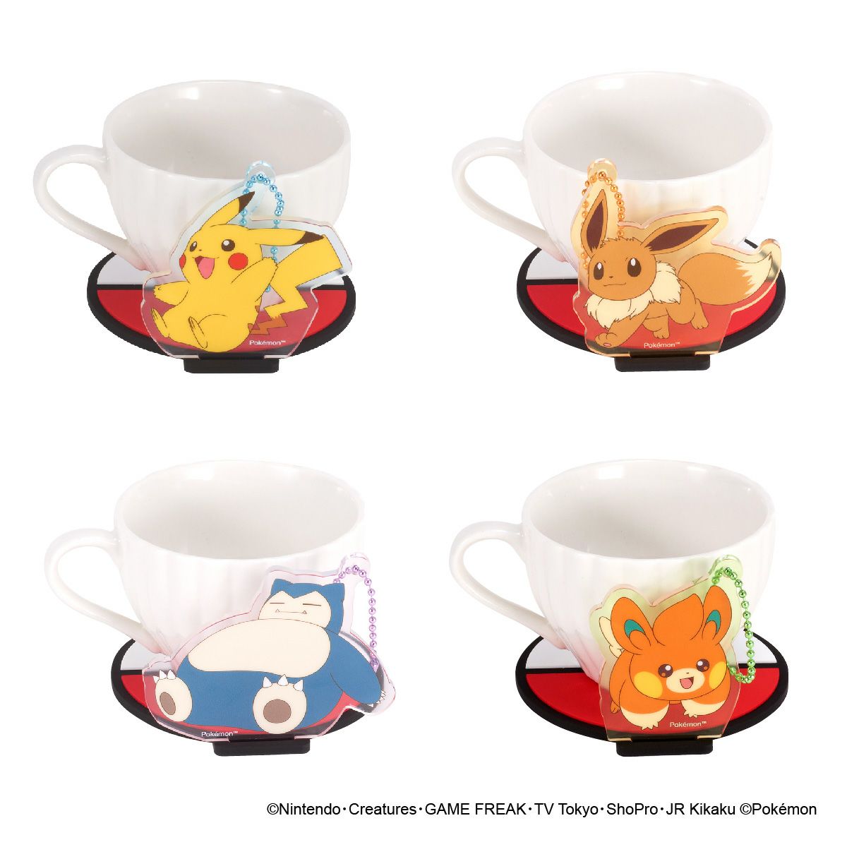 ポケットモンスター スタンドコースターキーチェーン　イメージ