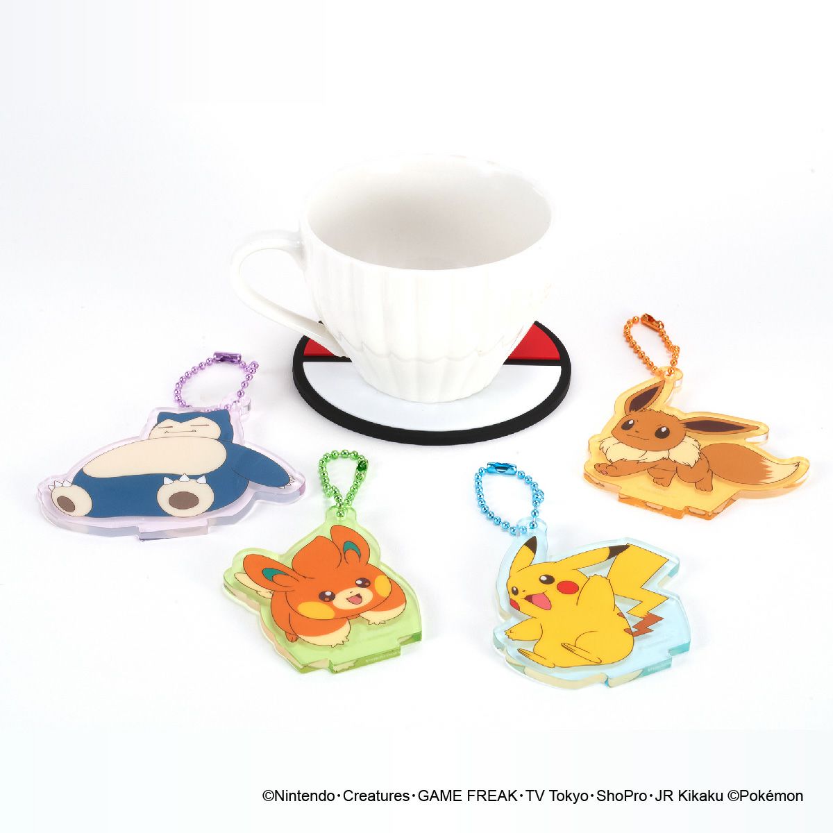 ポケットモンスター スタンドコースターキーチェーン　イメージ