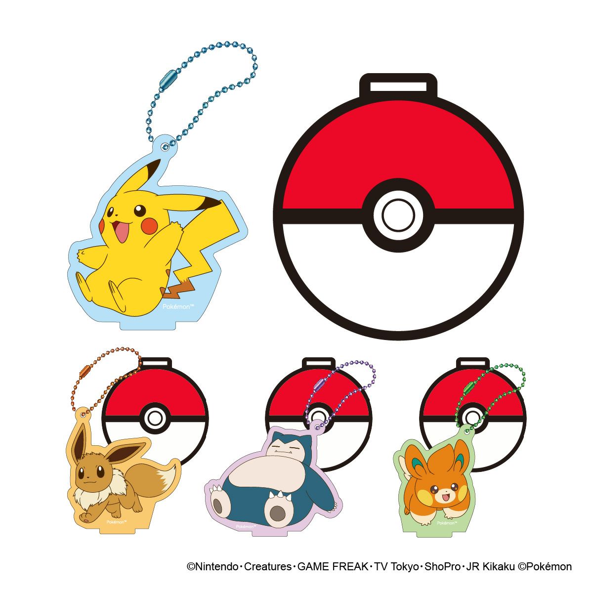 ポケットモンスター スタンドコースターキーチェーン