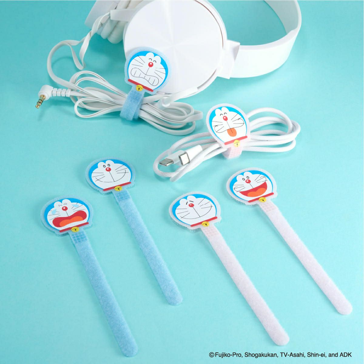 ドラえもん ケーブルタイ3本セット イメージ
