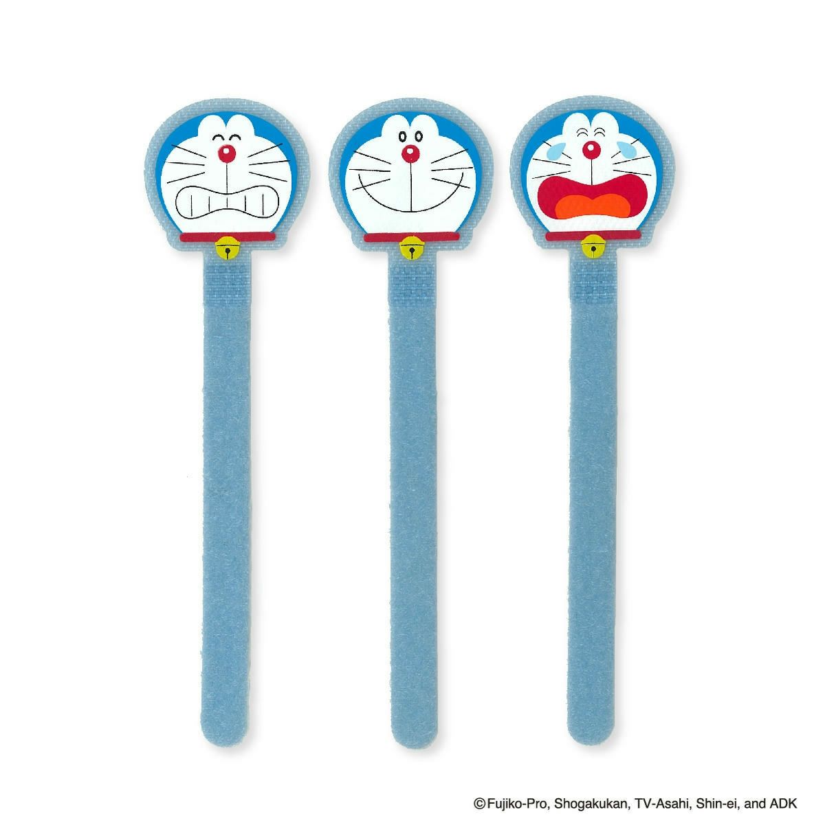 ドラえもん ケーブルタイ3本セット （ブルー）