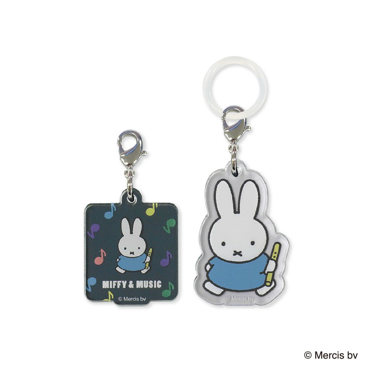 MIFFY & MUSIC アクリルマーカーチャームセット グレー