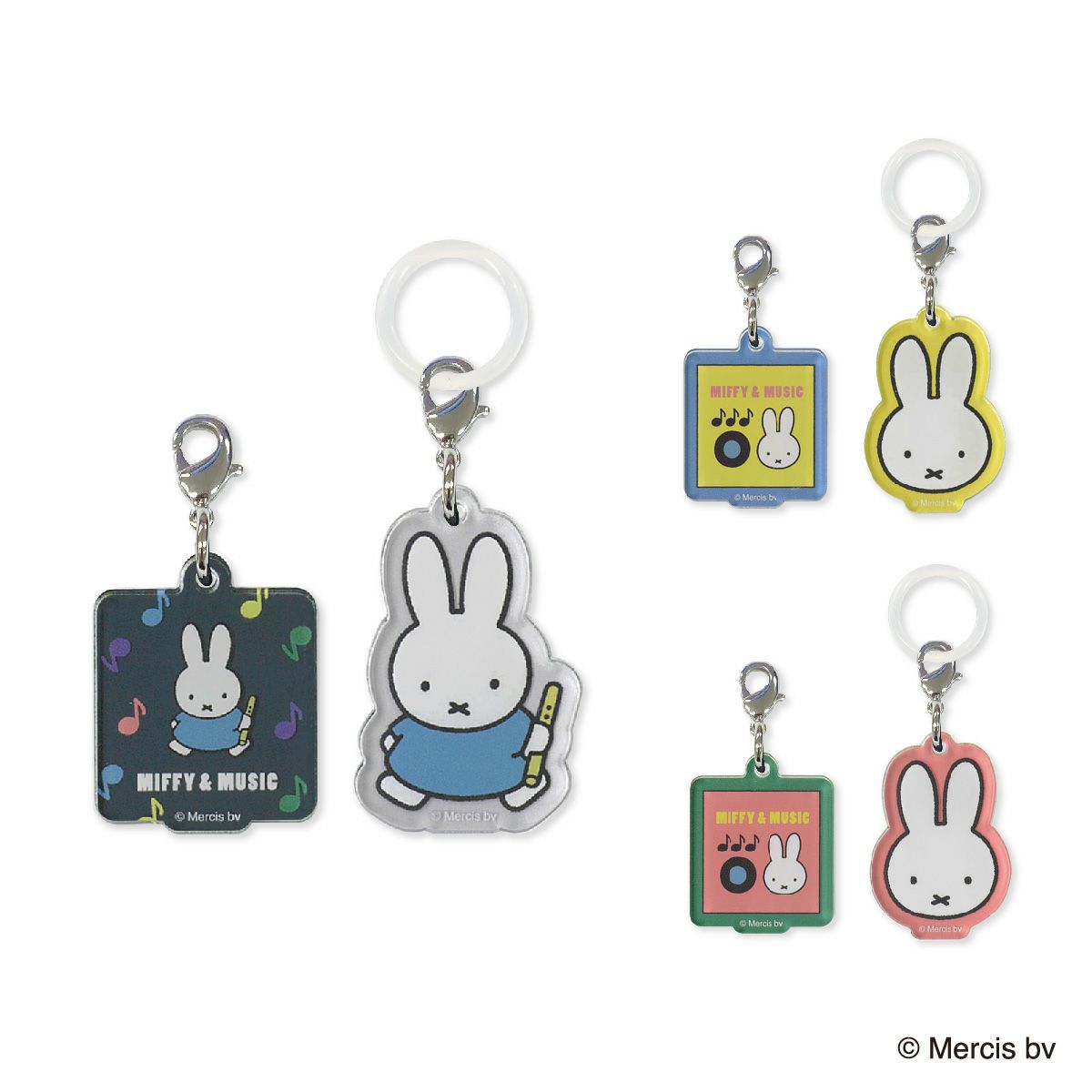 MIFFY & MUSIC アクリルマーカーチャームセット