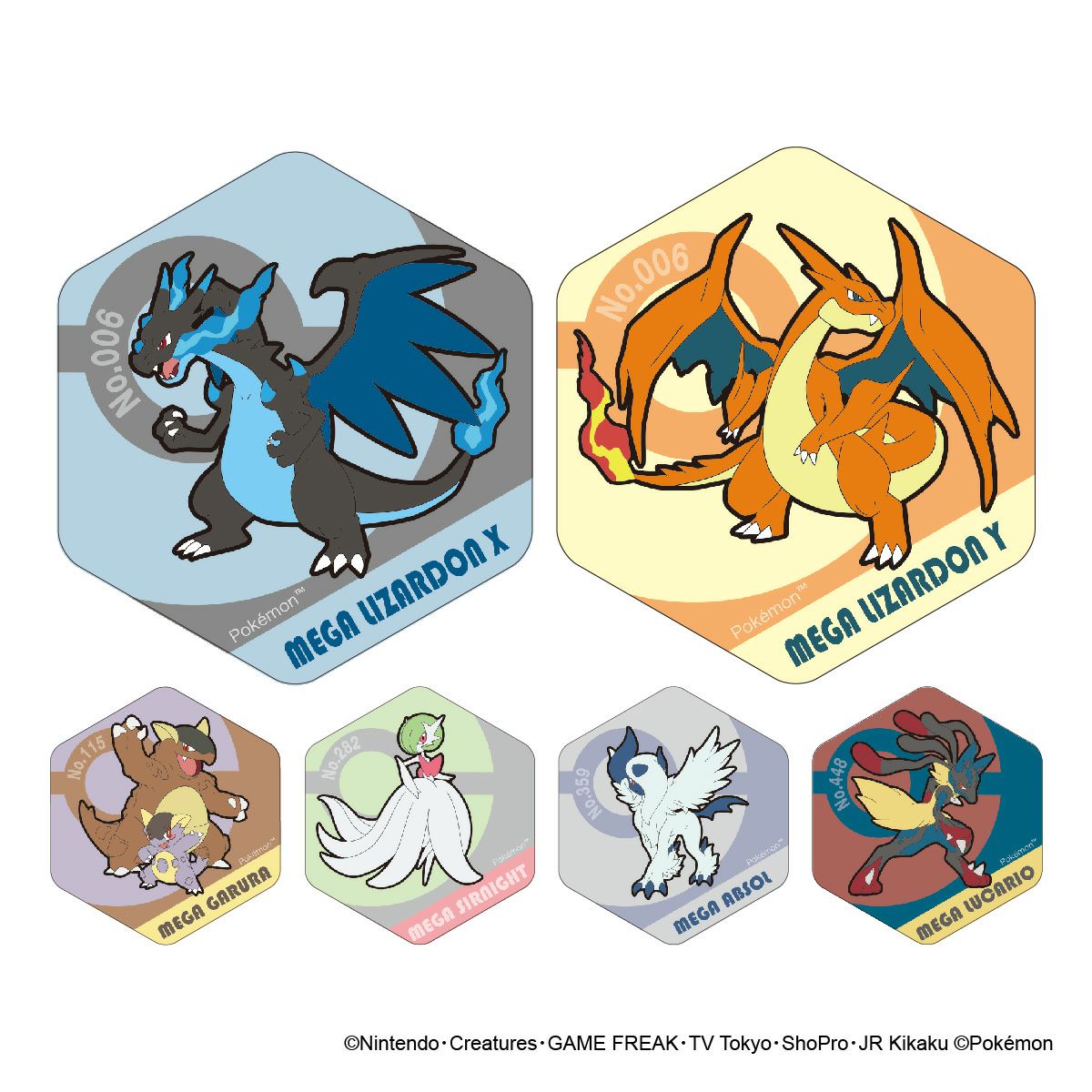  ポケットモンスター ハニカムアクリルマグネット BIG vol.5