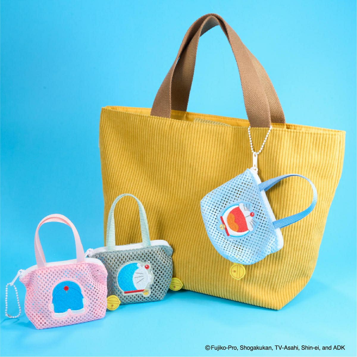 ドラえもん メッシュ ミニチュアバッグボールチェーン